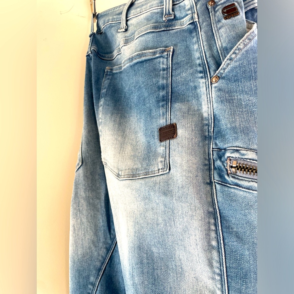 GStar Raw Air Defense Skinny Jeans Denim Size 36x32